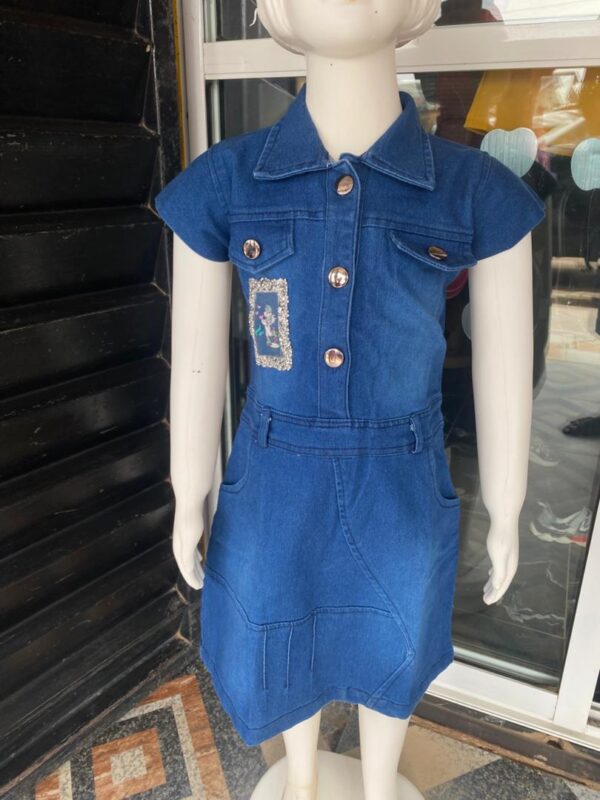 Denim Girls jeans gown