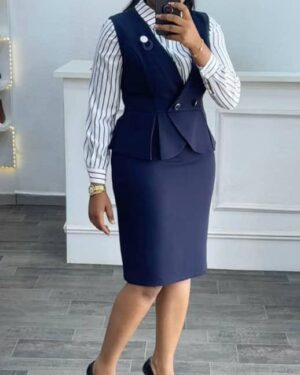 Ladies 2 in1 corporate gown (L2in1CG)