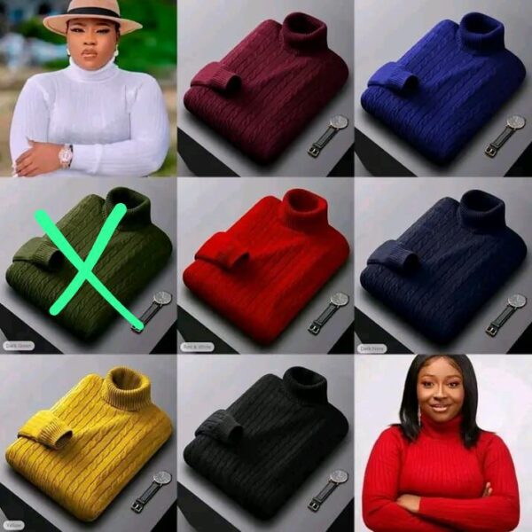 Unisex turtleneck sweater (UTS001)